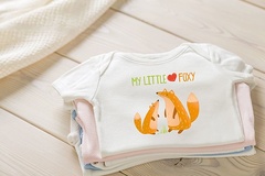 Leśne body dla dziecka. liski - my little foxy
