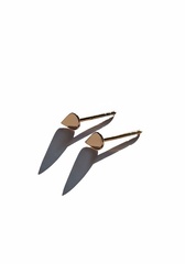 Kolczyki tears gold km06