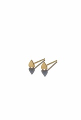 Kolczyki hearts gold km04