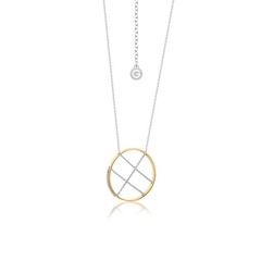 Naszyjnik koło n03 gold