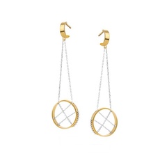Kolczyki koła k05 gold