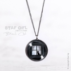 Black cat - naszyjnik simple