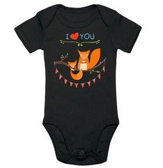 Body dla dziecka. i love you - wiewiórki