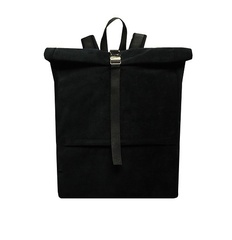 Plecak aksamitny czarny handmade
