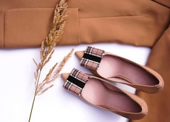 Klipsy do butów coquet - flat / ala burberry
