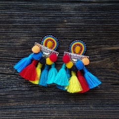 Meksykańskie  kolczyki soutache