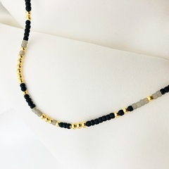 Delikatny naszyjnik black  boho styl