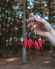 Kolczyki tulipany długo-cięte premium