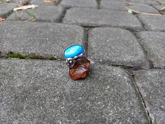 Ślimaczek - pierścionek regulowany