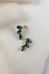 Kolczyki elena emerald