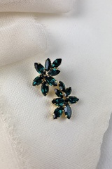 Kolczyki bright emerald