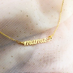 Naszyjnik z napisem mama necklace