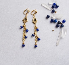 S a l e : unikatowe klipsy : hamsa