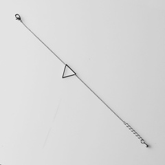 Bransoletka slim triangle v silver