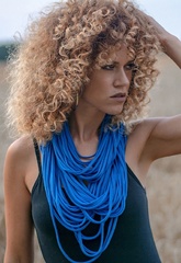 Naszyjnik dzianinowy