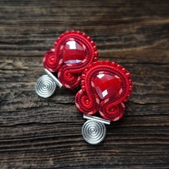 Etniczne  kolczyki soutache