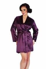 797 classic szlafrok damski forex - śliwka/plum