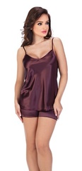 937 classic piżama damska forex - plum/śliwka