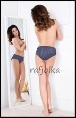 Figi cheekie panty  - stalowy 