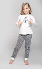 Alezja piżama dla dziewczynki italian fashion- malina 