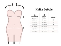 Debbie koszulka satynowa damska dkaren -  czerwony