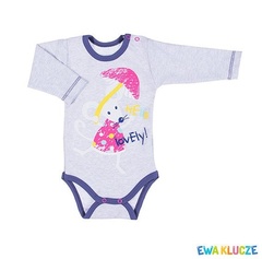 Body niemowlęce  messy play ewa klucze melanż- czerwone