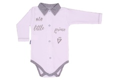 Body rozpinane z kołnierzykiem little prince niebieskie