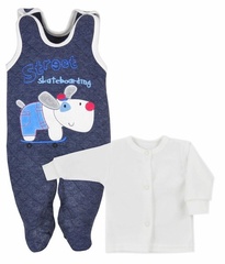 Komplet niemowlęcy street koala granatowy