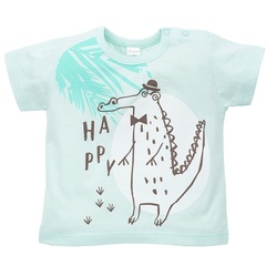 T-shirt z krótkim rękawkiem leon lato pinokio żółty