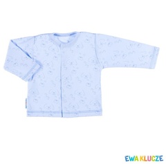 Kaftanik dla chłopca  lovely ewa klucze druk szary
