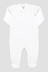 0131b komplet śpioch + kaftan biały makoma