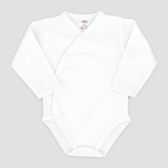 0345b body kopertowe baby długi rękaw białe makoma 