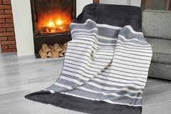 Koc simple greno - stalowy