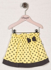 13325 a spódniczka bawełniana sisi nicol - żółty