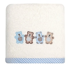 Ręcznik dla dzieci baby 3 eurofirany kremowy/niebieski