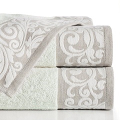 Ręcznik żakardowy beti eurofirany kremowy 