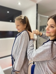 374 / 375  desiree szlafrok dziecięcy - szary