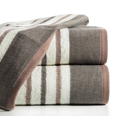 Ręcznik żakardowy keri eurofirany brązowy 