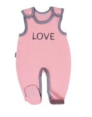 Śpioch bawełniany love terjan- białe