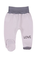 Półśpiochy bawełniane love terjan- białe