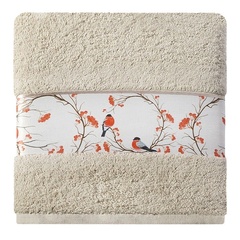 Ręcznik zdobiony olga eurofirany srebrny 