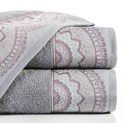 Ręcznik żakardowy rachel eurofirany stalowy 