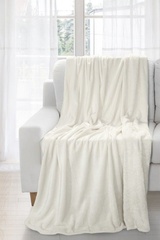 Koc soft eurofirany kremowy