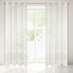 Firana gotowa curly eurofirany kremowy