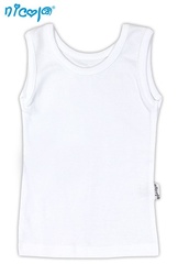 011 koszulka na ramiączkach niemowlęca basic nicol - biały