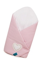 Rożek niemowlęcy 3 serca belisima- niebieski