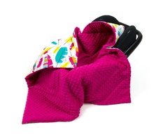 Kocyk do fotelika las latte cocobird jasny brąz 