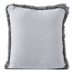 Poszewka dekoracyjna jami eurofirany srebrny/stalowy