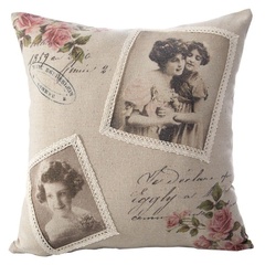 Poszewka dekoracyjna marie eurofirany kremowy