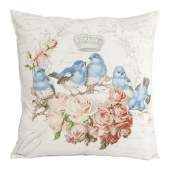 Poszewka dekoracyjna natura eurofirany niebieski